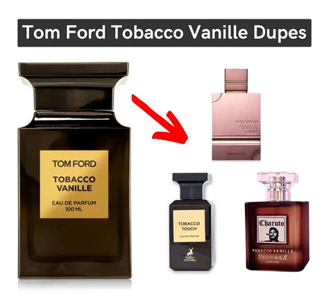 vanilla tobacco perfume dupe|tom ford tobacco vanille alternative.